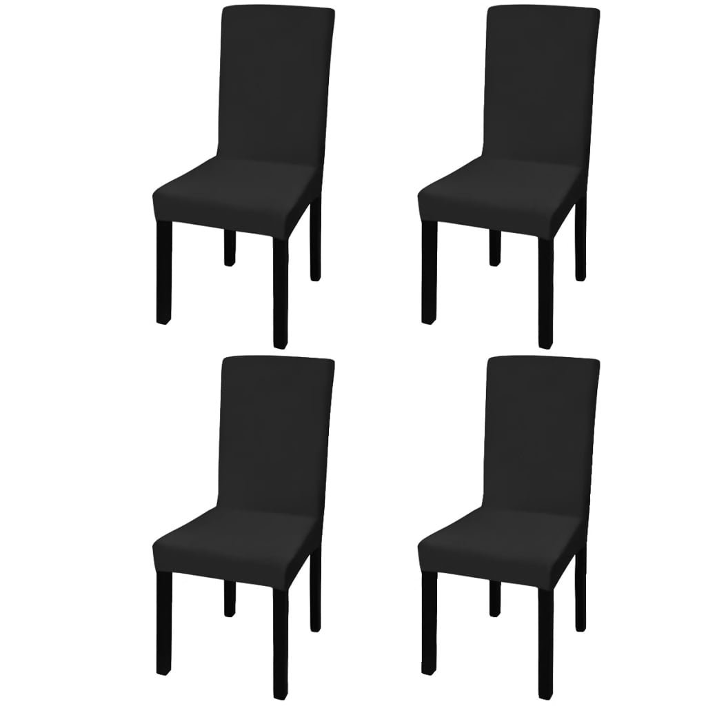 alliance blyant Uafhængighed Stolebetræk i stretch 4 stk. sort - Spisebordsstole - WE DO BLACK